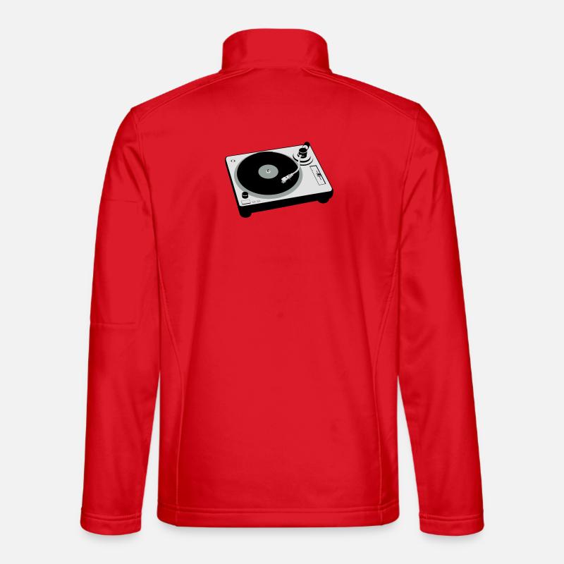Turntable - Unisex Softshelljacke - Rot