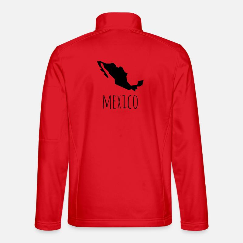 mexico - Unisex Softshell Jacket - red