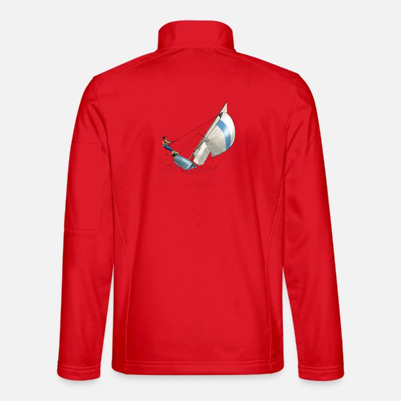 sailing - Unisex Softshell Jacket - red