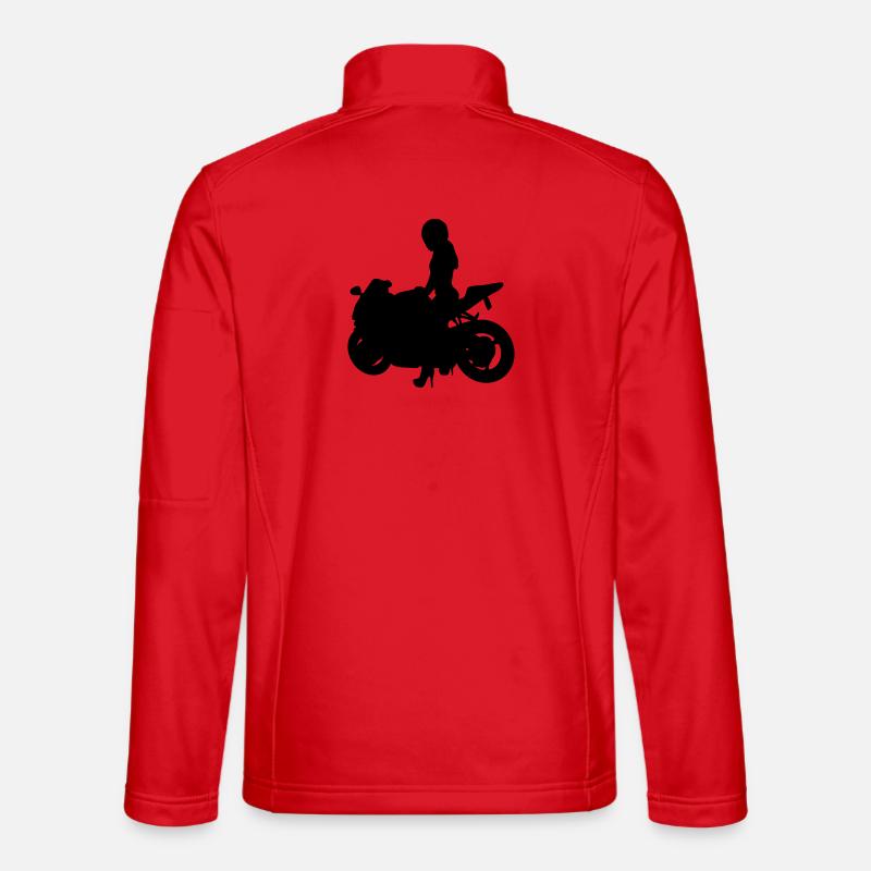 Motorcycle Unisex Softshell Jacket