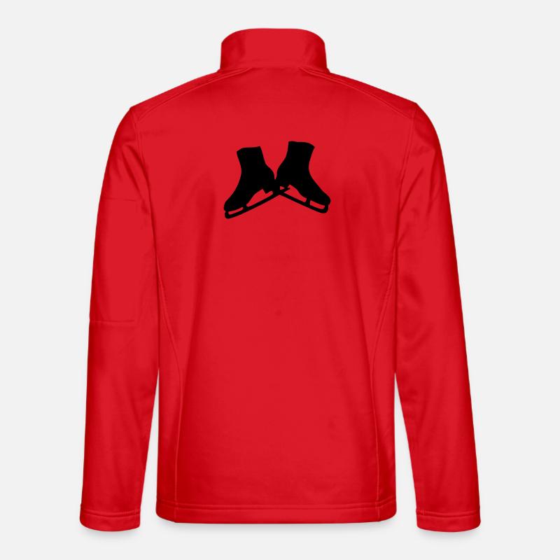 skates - Unisex Softshell Jacket - red