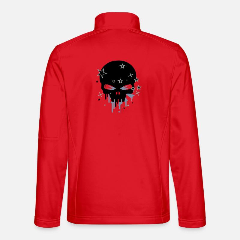 Skull - Unisex Softshell Jacket - red