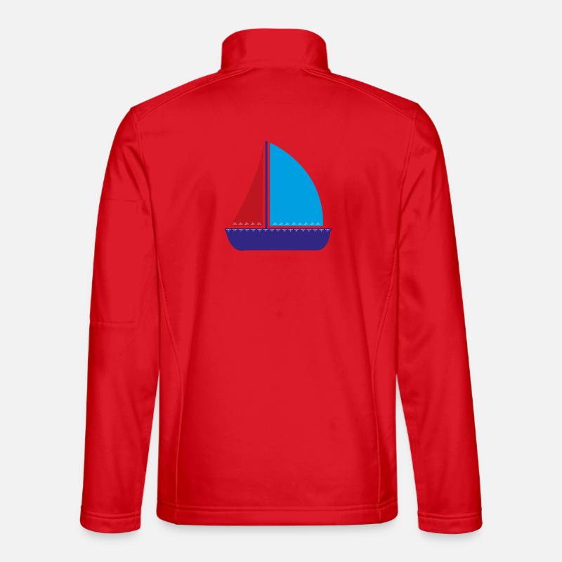 bateau à voile Veste en tissu softshell Unisexe