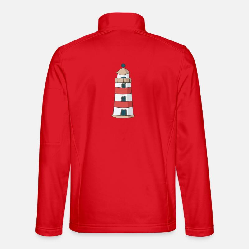 lighthouse - Unisex Softshell Jacket - red