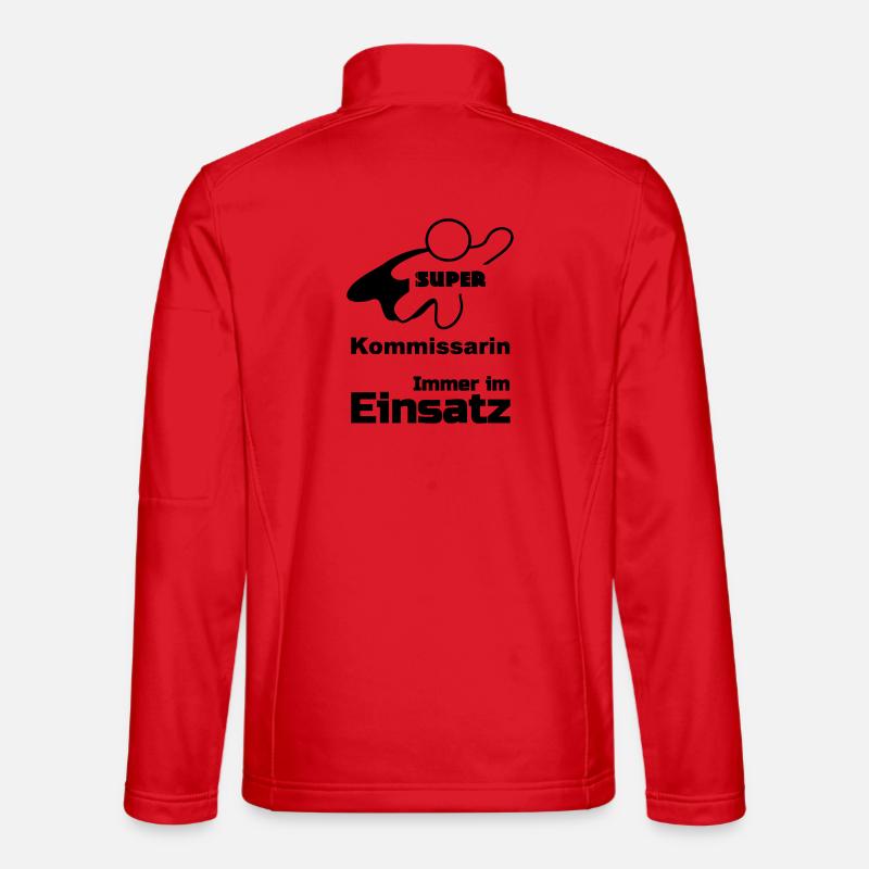 Super Kommissarin Geschenk Unisex Softshelljacke