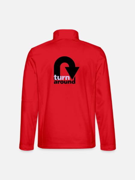 turn around - Unisex Softshelljacke - Rot
