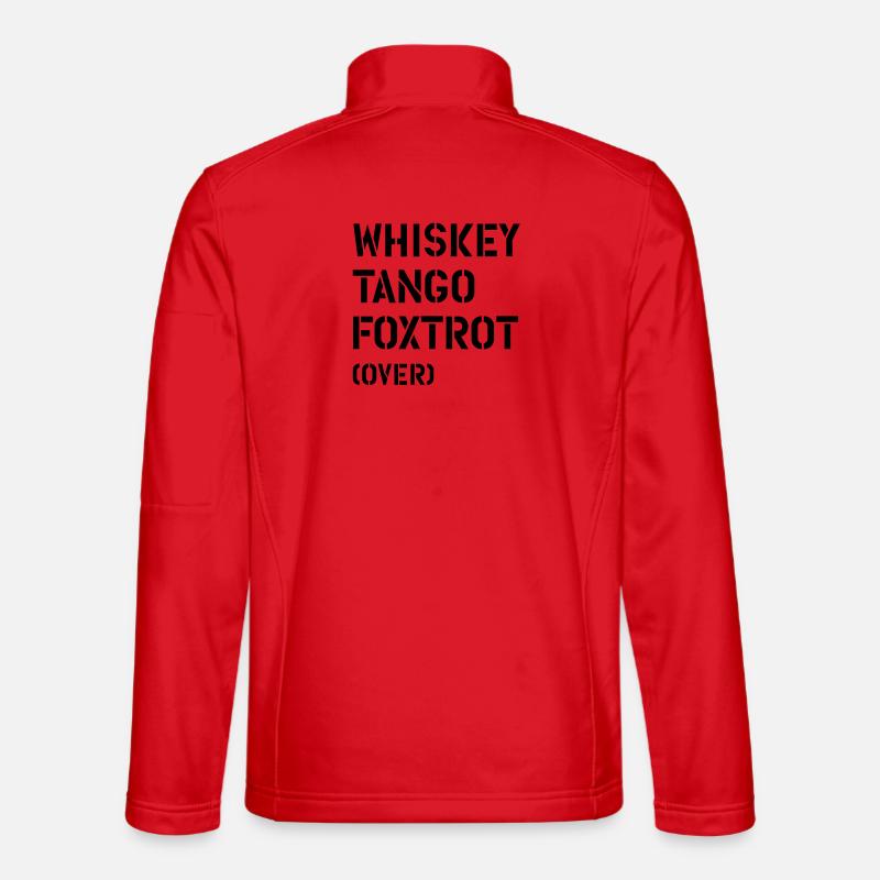 Whiskey Tango Foxtrot (over) Unisex Softshelljacke