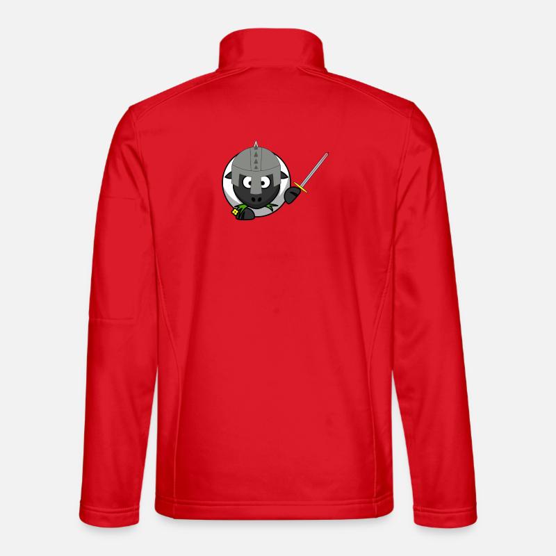 RitterSchaf im Kampf Unisex Softshelljacke