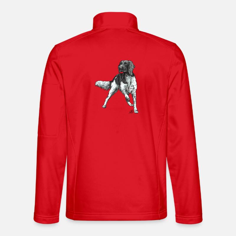 Münsterländer - Unisex Softshelljacke - Rot