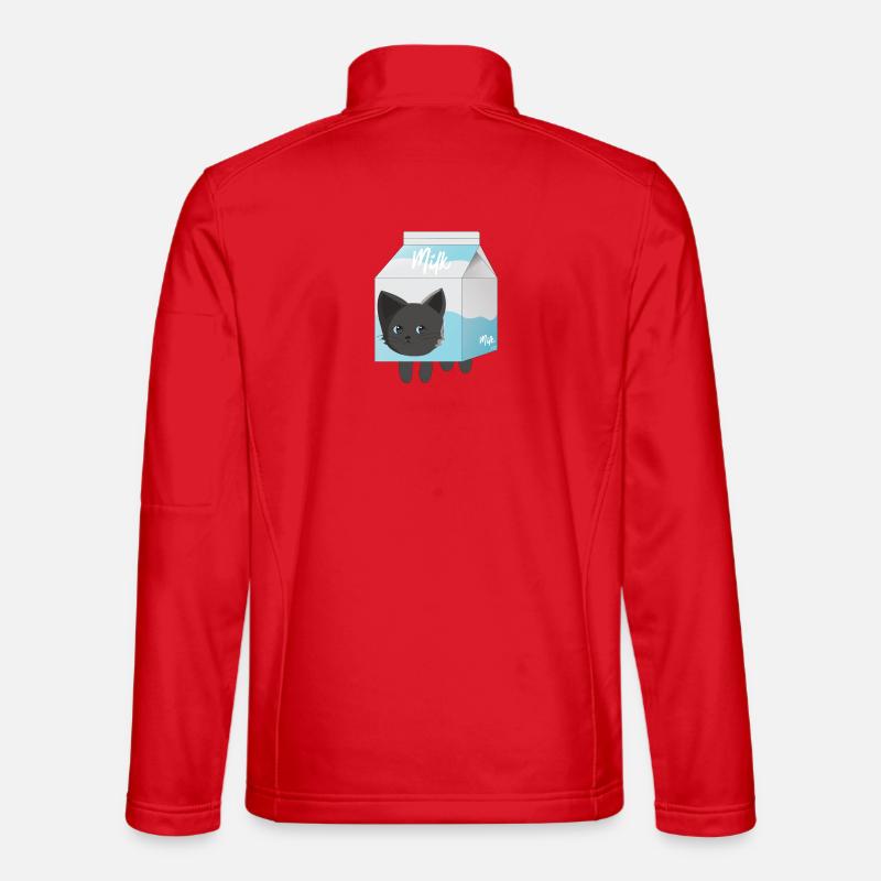 milk - Unisex Softshell Jacket - red