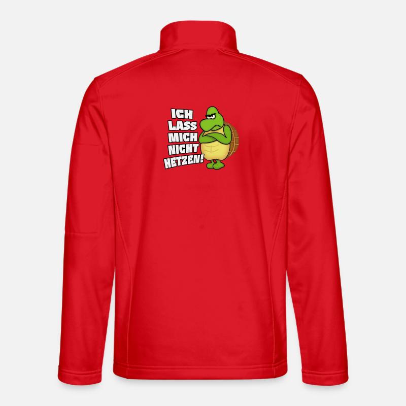 I let not rush me! - Unisex Softshell Jacket - red