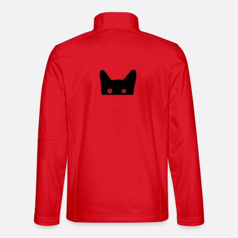 Katze - Unisex Softshelljacke - Rot
