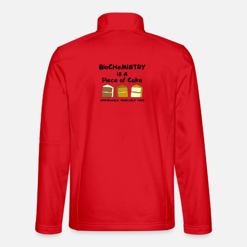 Biochemistry Cake - Unisex Softshell Jacket - red
