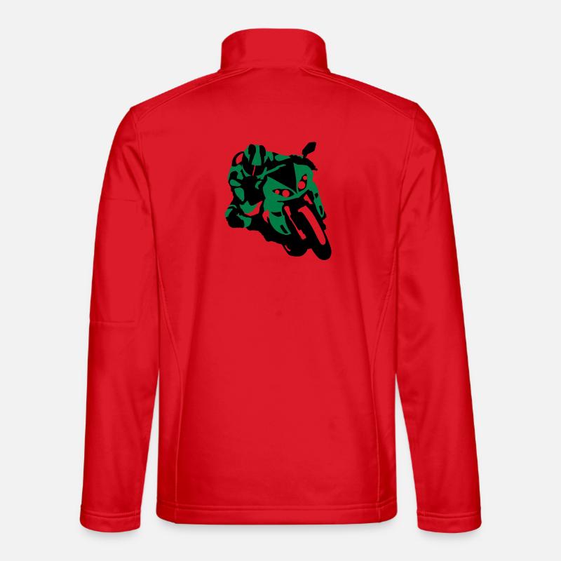 Motorrad - Unisex Softshelljacke - Rot