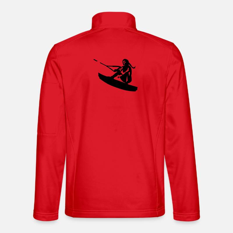 wakeboard - Unisex Softshell Jacket - red