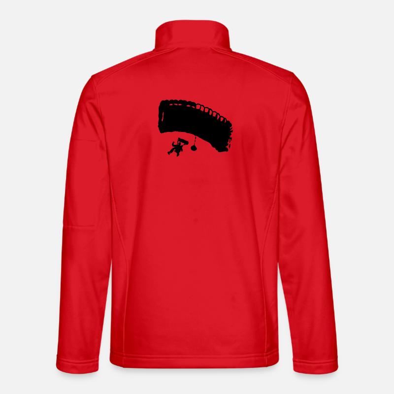 Fallschirm - Unisex Softshelljacke - Rot