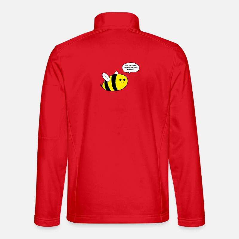 Thick bee bee gift Unisex Softshell Jacket