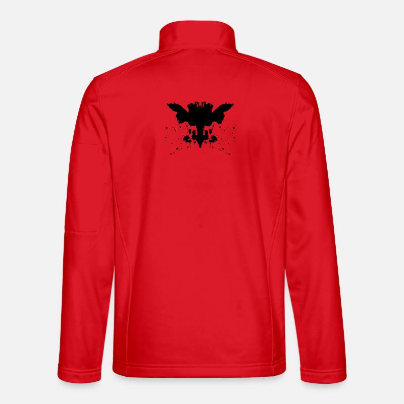 Rorschach - Unisex Softshelljacke - Rot