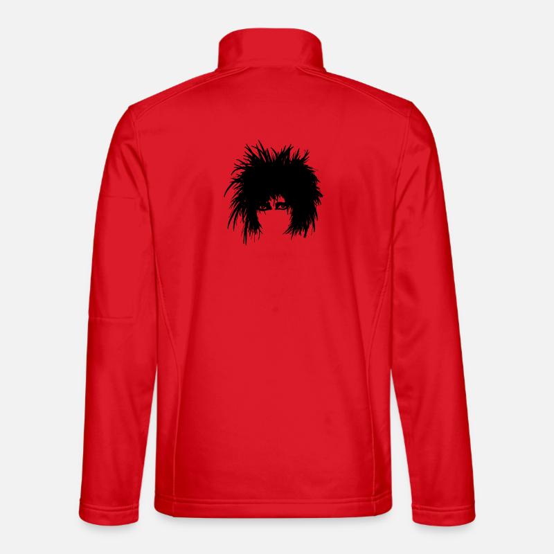 Dark Wave Electro Pop Punk 80er - Unisex Softshelljacke - Rot