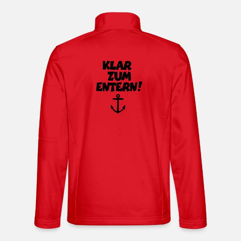 Stand by to board! Unisex Softshell Jacket