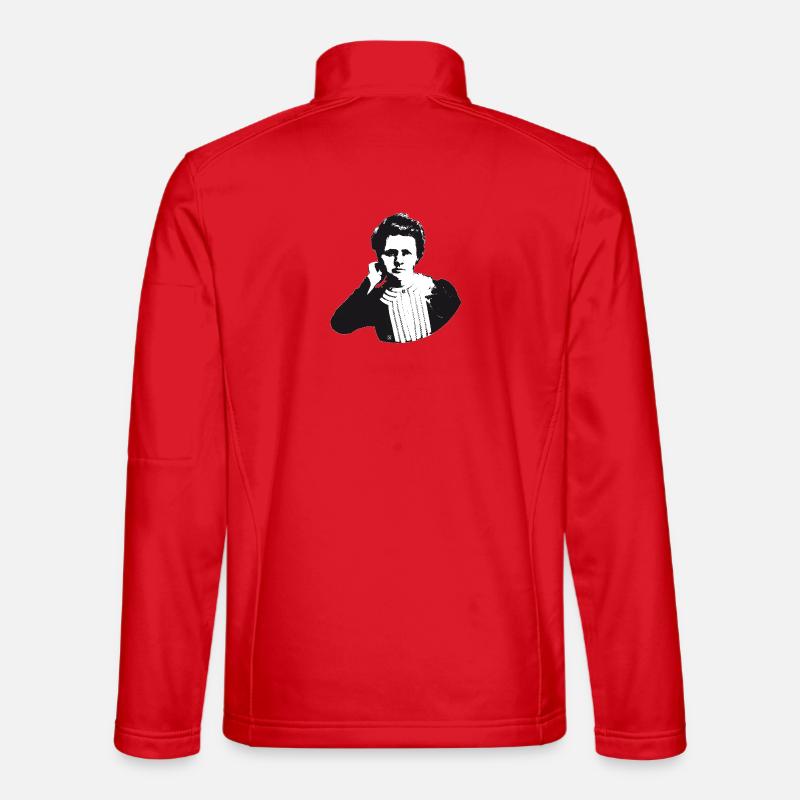 Marie Curie - Unisex Softshelljacke - Rot
