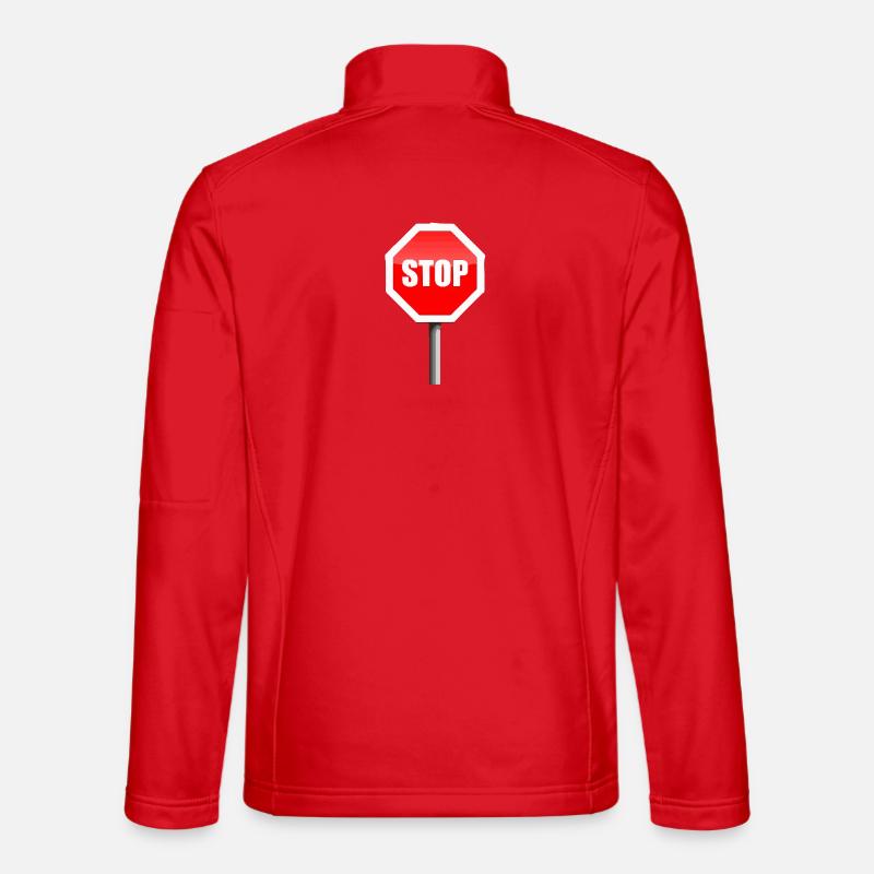 STOP - Unisex Softshelljacke - Rot