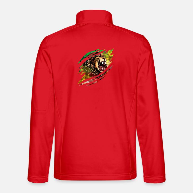 Lion Storm Color Explosion Unisex Softshell Jacket