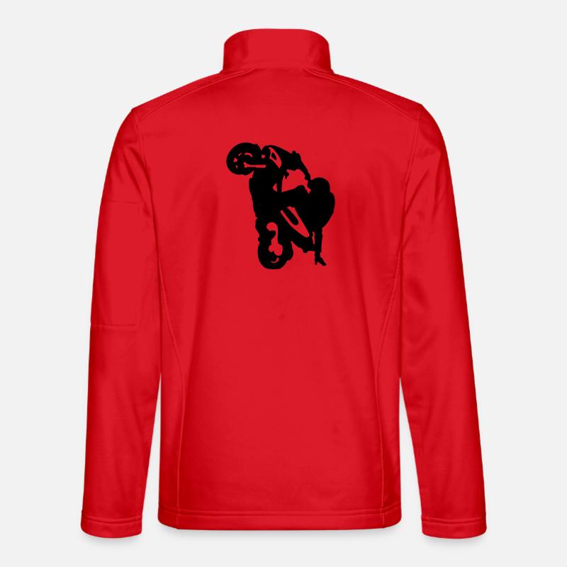 stunt moped Unisex Softshell Jacket