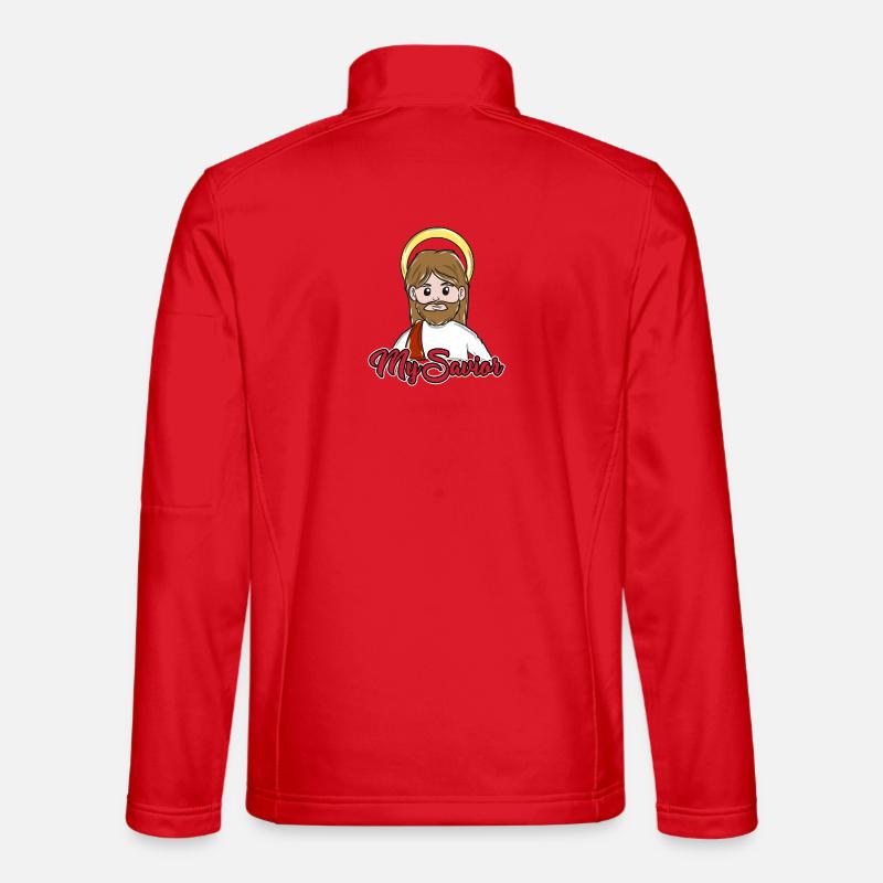 Jesus Christentum - Unisex Softshelljacke - Rot