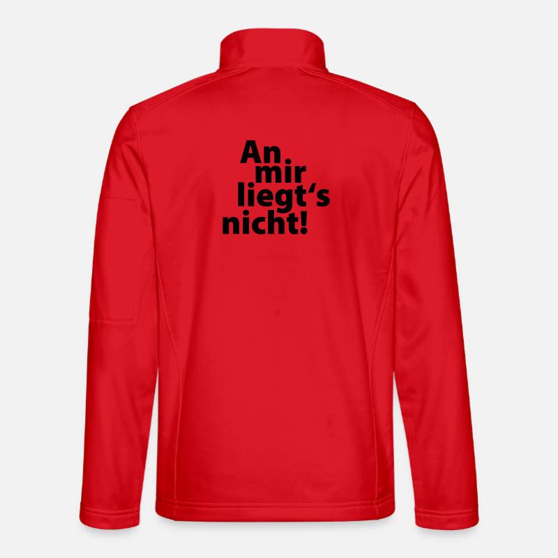 an mir liegts nicht - Unisex Softshelljacke - Rot
