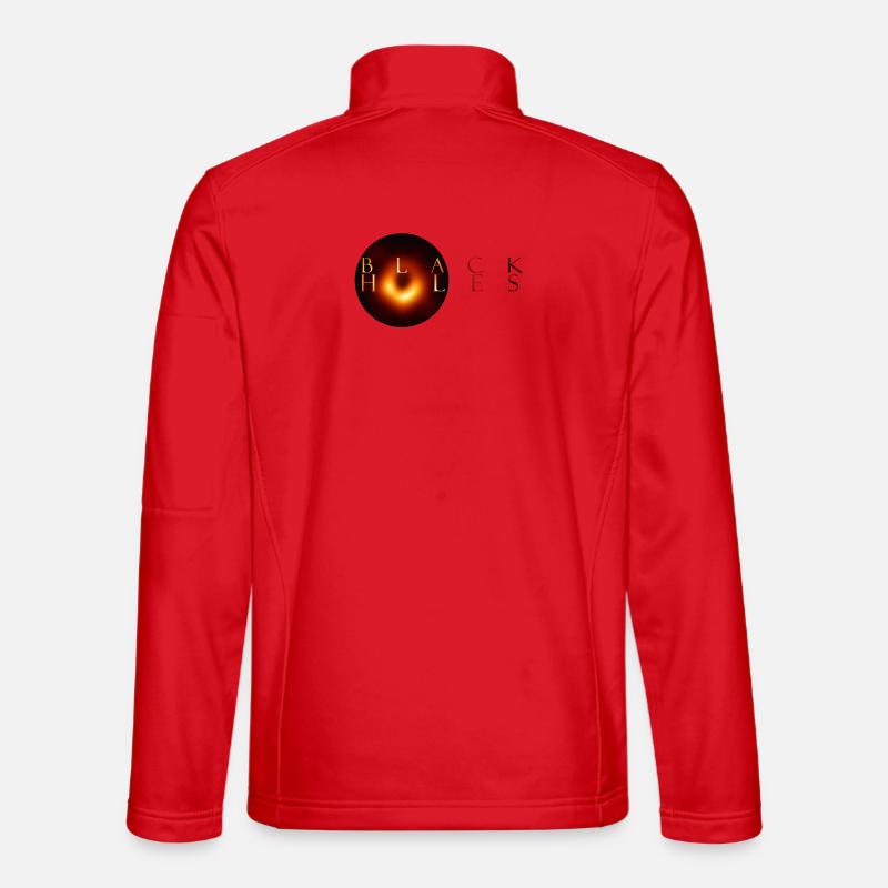 black holes - Unisex Softshelljacke - Rot