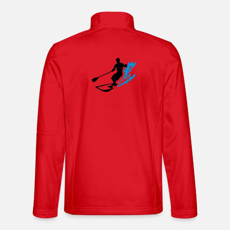 stand up paddling - Unisex Softshelljacke - Rot