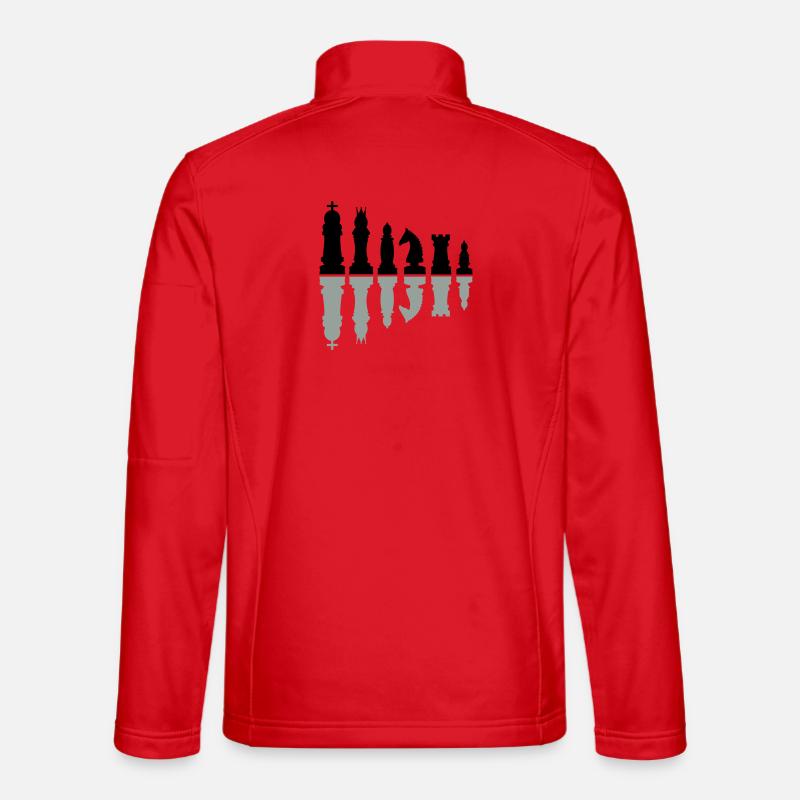chess - Unisex Softshell Jacket - red