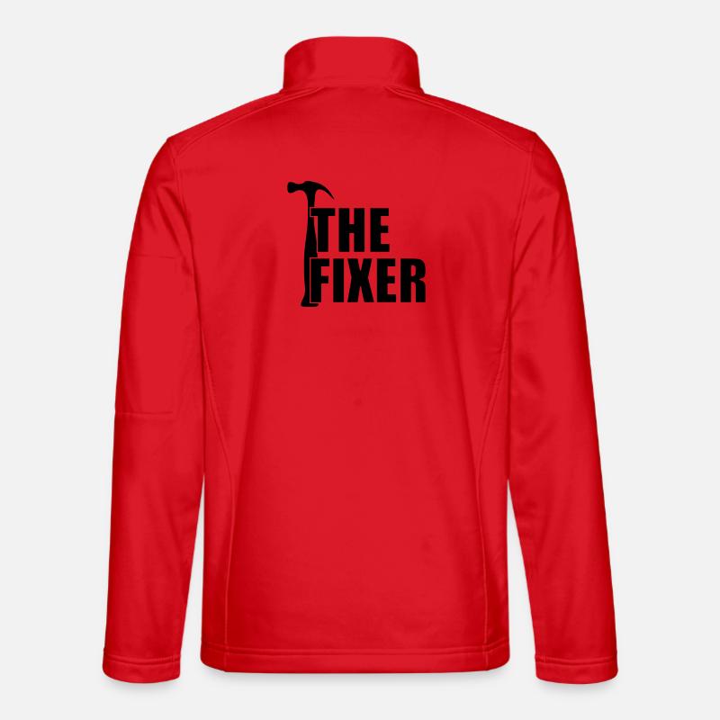 The Fixer ! - Unisex Softshelljacke - Rot