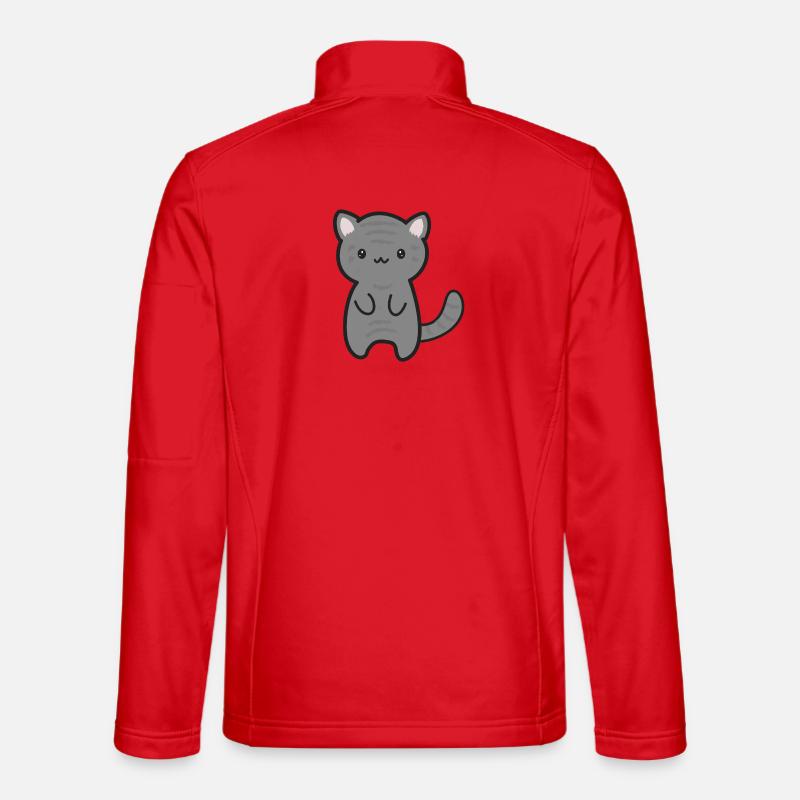 Chat tigre Veste en tissu softshell Unisexe