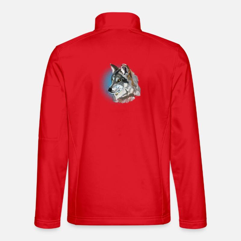 wolf - Unisex Softshell Jacket - red