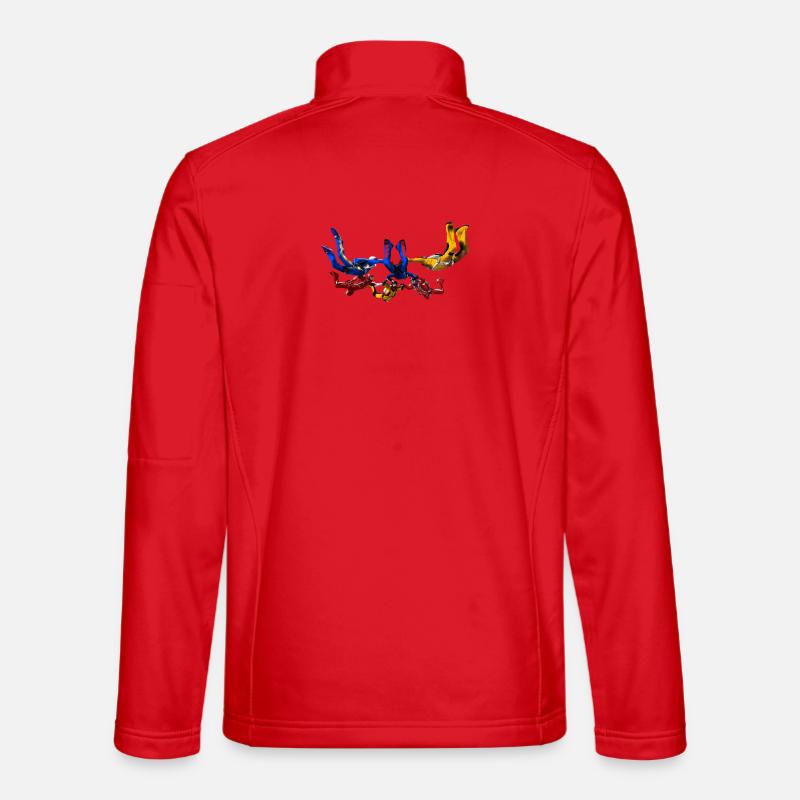 skydivers - Unisex Softshell Jacket - red