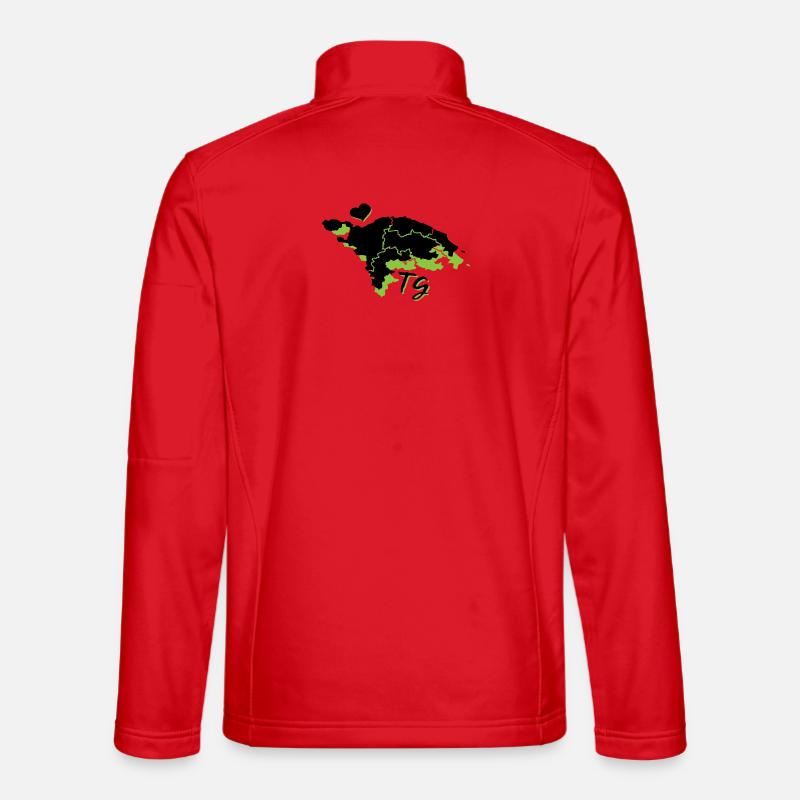 Thurgau - Unisex Softshell Jacket - red