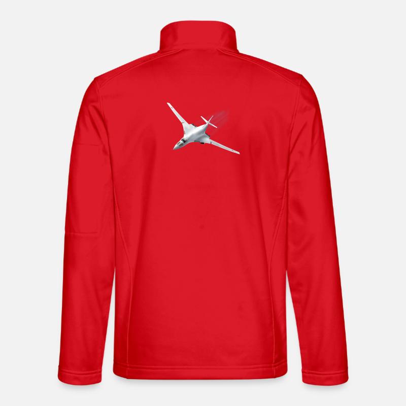 Tupolev Tu-160 - Unisex Softshell Jacket - red