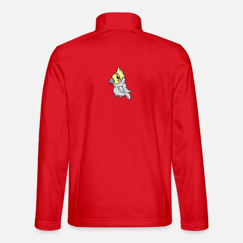 parrot - Unisex Softshell Jacket - red