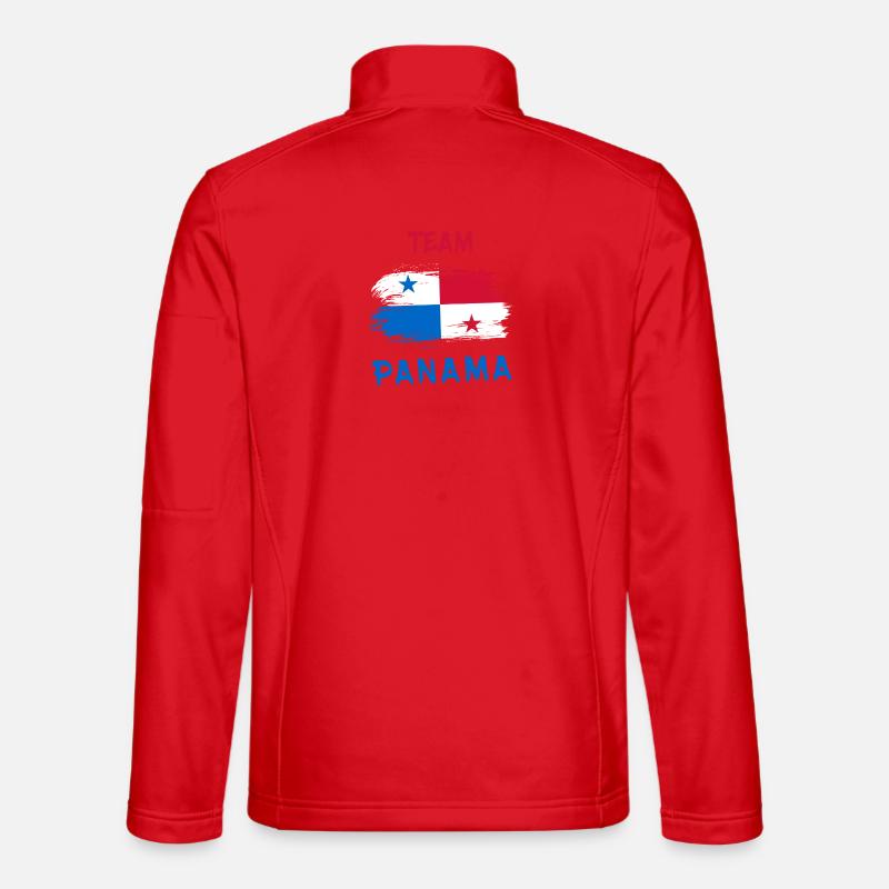 Équipe Panama / Drapeau Veste en tissu softshell Unisexe