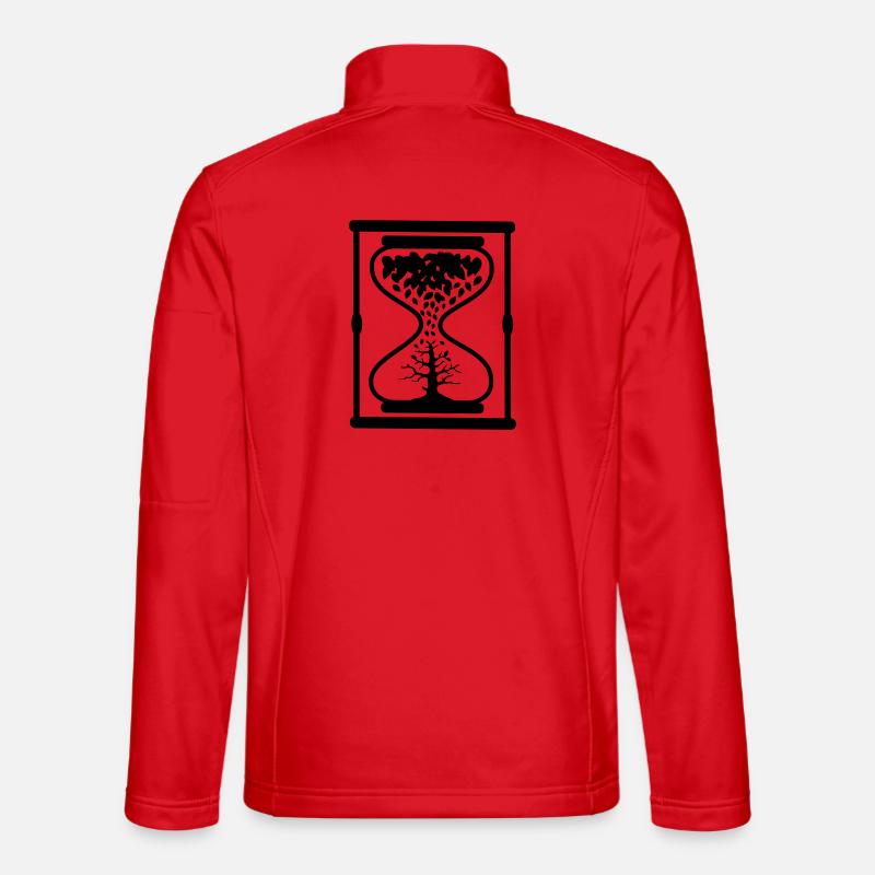 hourglass - Unisex Softshell Jacket - red