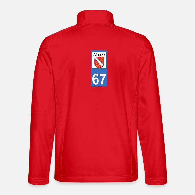 Alsace - Unisex Softshell Jacket - red