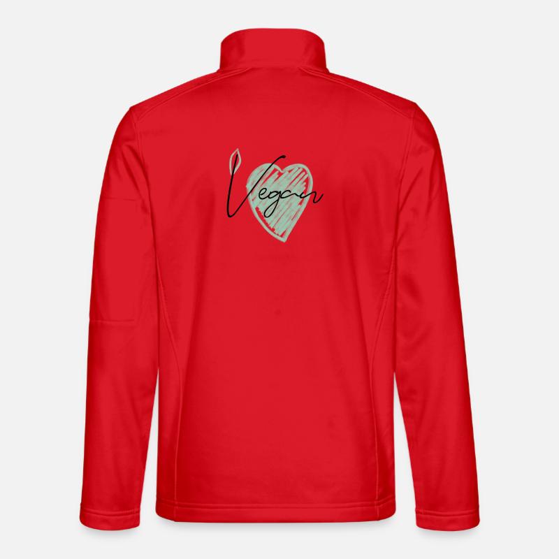 Vegan - Unisex Softshelljacke - Rot