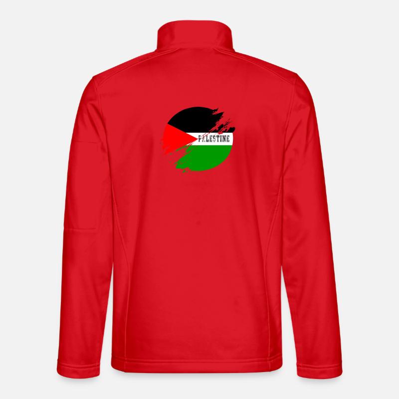 Palestine district - Unisex Softshell Jacket - red