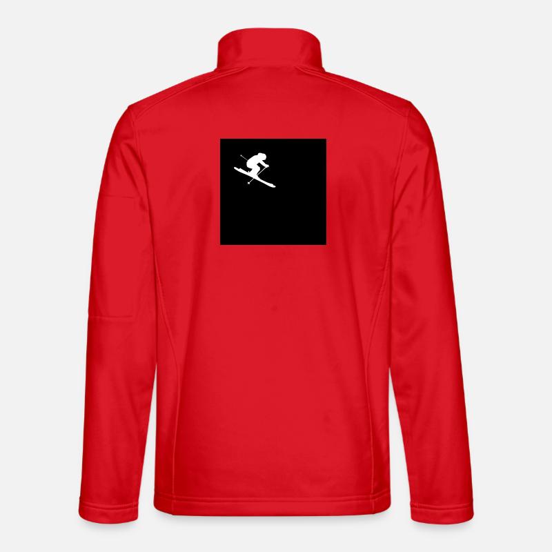 ski - Unisex Softshell Jacket - red