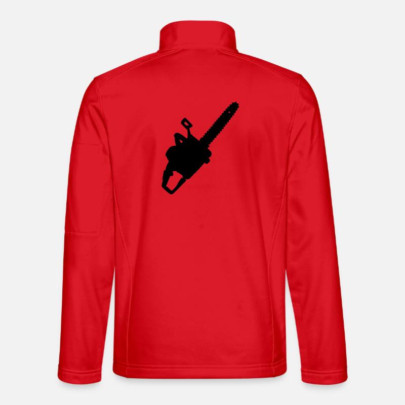 Chainsaw for jackdaw, carpenter or woodbewe Unisex Softshell Jacket