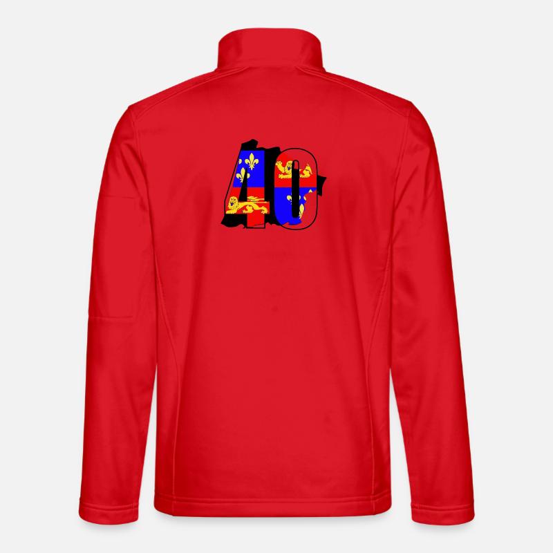 Landes - Unisex Softshell Jacket - red