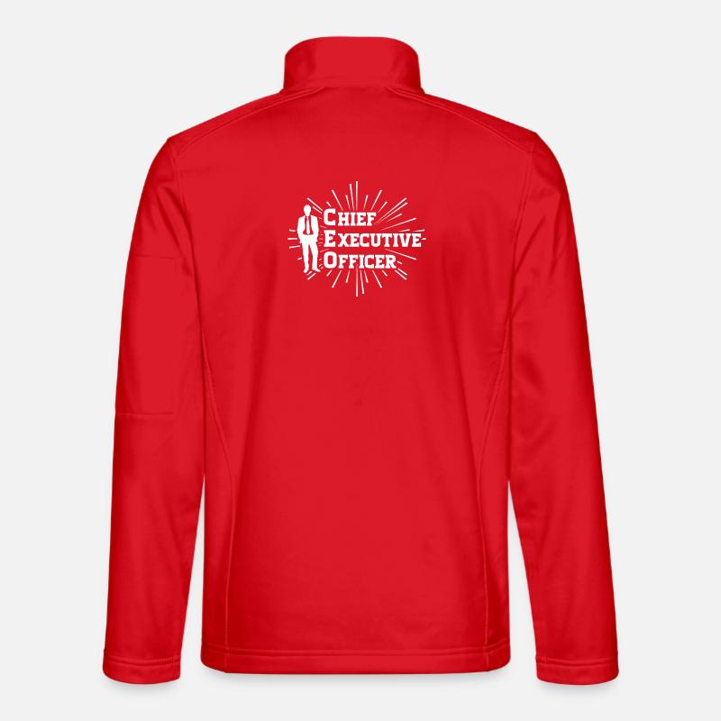 CEO - Chief Executive Officer - Unisex Softshell Jacket - red