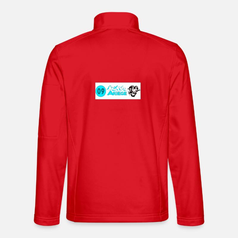 ariège - Unisex Softshell Jacket - red